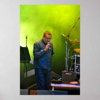 Paul Heaton Darstellend live in Concert Poster