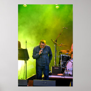 Paul Heaton Darstellend live in Concert Poster