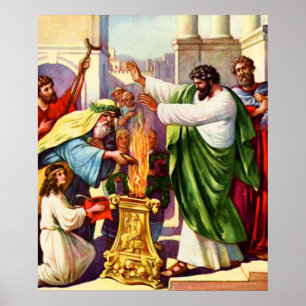 paul heilt einen lahmen Mann auf lystra poster