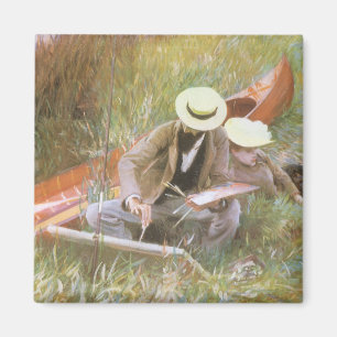 Paul Helleu Sketching mit Seiner Ehefrau von JS Sa Magnet