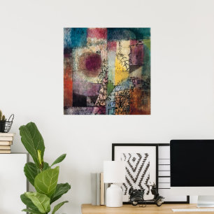 Paul Klee Abstractes Fine Art Quadratisches Poster