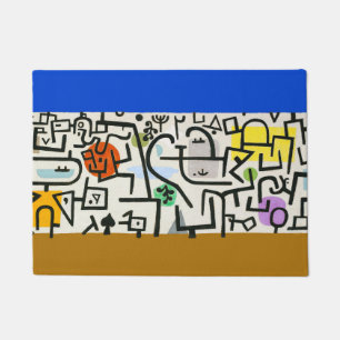 Paul Klee Abstrakt Expressionist Rich Harbour Fußmatte