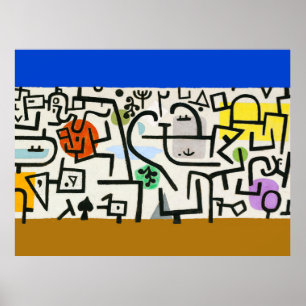 Paul Klee Abstrakt Expressionist Rich Harbour Poster