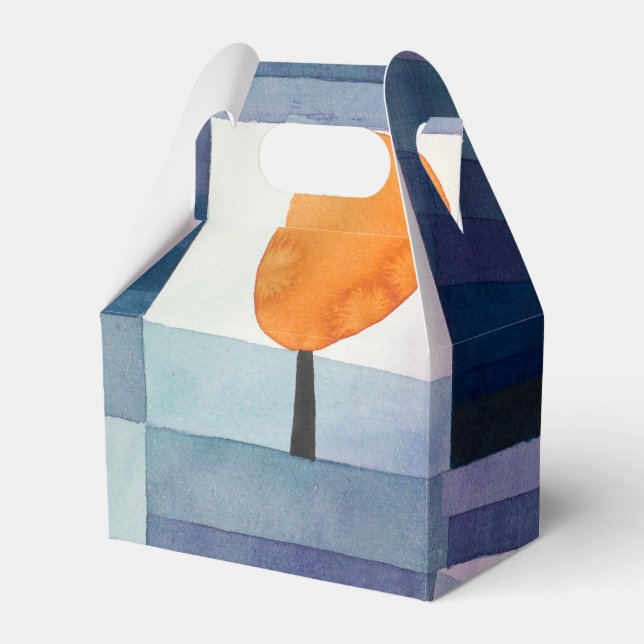 Paul Klee Abstrakt Tree Blue Painting Geschenkschachtel (Vorderseite)