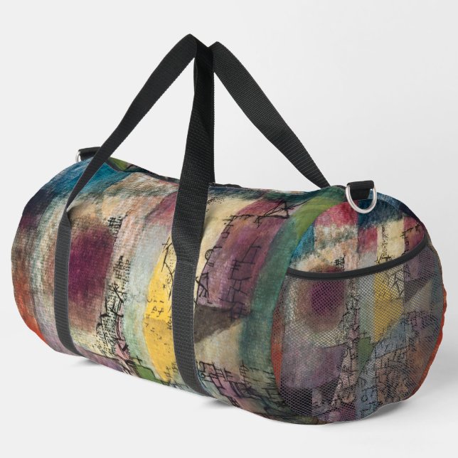 Paul Klee Abstrakte Kunst Kubismus  Duffle Bag (Rechte Ecke)