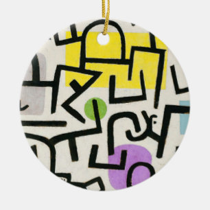 Paul Klee abstrakter Expressionist Rich Harbour Keramik Ornament