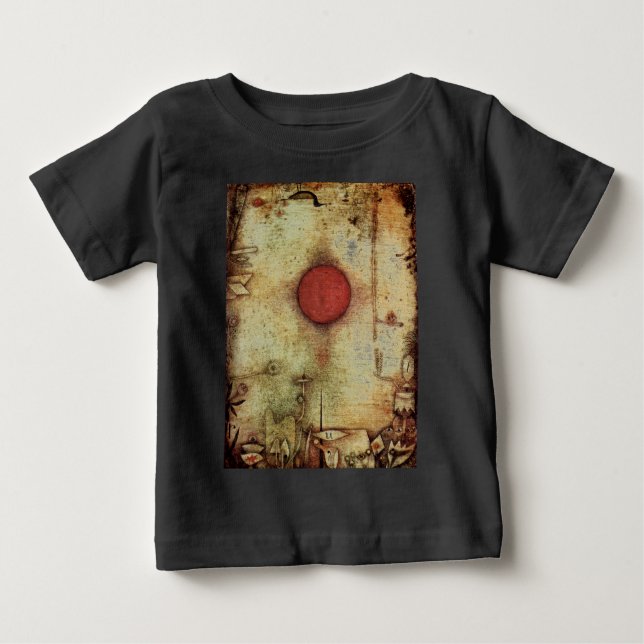 Paul Klee Ad Marginem Painting Baby T-shirt (Vorderseite)