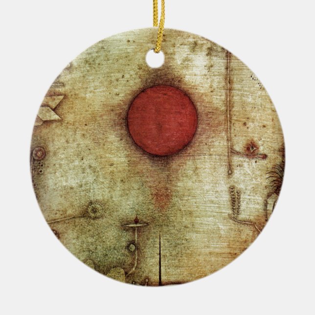 Paul Klee Ad Marginem Painting Keramikornament (Vorne)