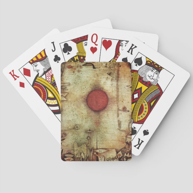 Paul Klee Ad Marginem Painting Spielkarten (Rückseite)