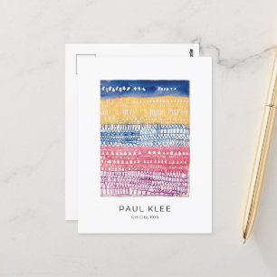 Paul Klee, Alte Stadt, Farbige Moderne Abstrakte K Postkarte