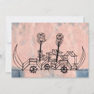 Paul Klee - Alter Dampfer (Altes Dampfschiff), Mitteilungskarte