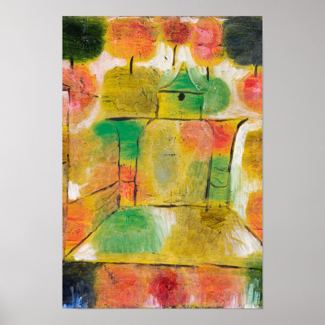 Paul Klee architecture Poster (Vorne)