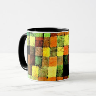 Paul Klee art, Alter Sound Abstrakt auf Black Tasse