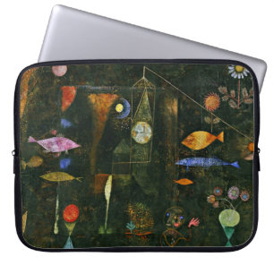 Paul Klee art: Fischmagie, berühmtes Klee-Gemäld Laptopschutzhülle
