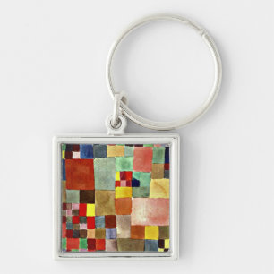 Paul Klee art: Flora on Sand, berühmtes Gemälde Schlüsselanhänger
