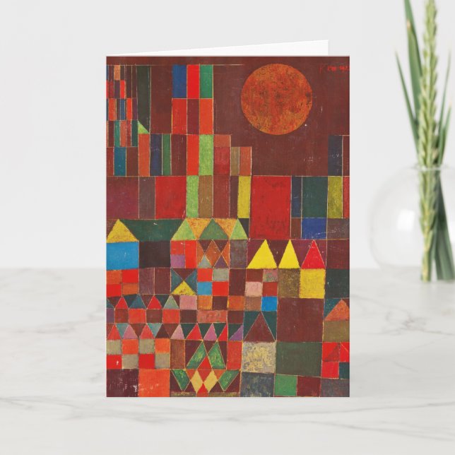 Paul Klee Art Karte (Vorderseite)