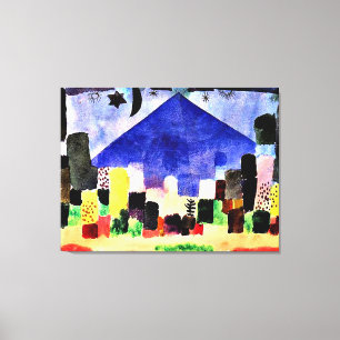 Paul Klee art, Mount Niesen, Leinwanddruck