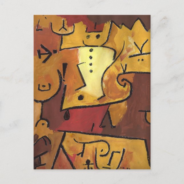 Paul Klee Art Postkarte (Vorderseite)