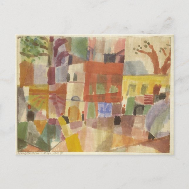 Paul Klee Art Postkarte (Vorderseite)