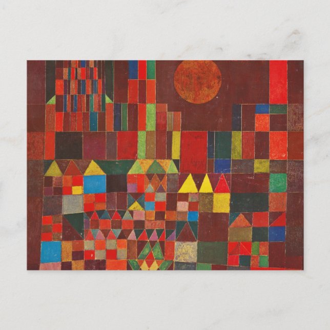 Paul Klee Art Postkarte (Vorderseite)