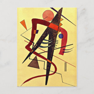 Paul Klee art: Warm Postkarte