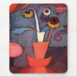 Paul Klee, Autumn Flower, Mousepad<br><div class="desc">Autumn Flower, abstract artwork by Paul Klee.</div>