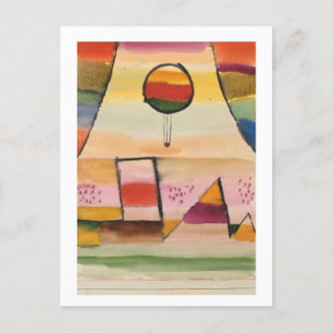 Paul Klee, "Ballon im Fenster", 1929 Postkarte
