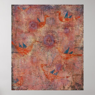 Paul Klee Bird Circles Poster