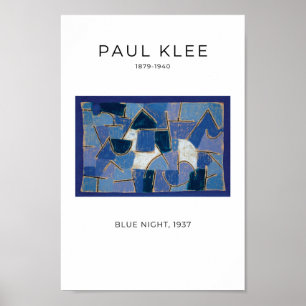 Paul Klee, Blue Night - Moderne Abstrakte Kunst Poster