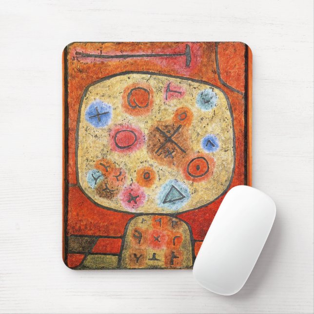 Paul Klee, Blume in Stone, Mousepad (Mit Mouse)