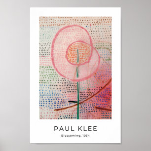 Paul Klee, Blüte - Abstrakte Kunst Poster