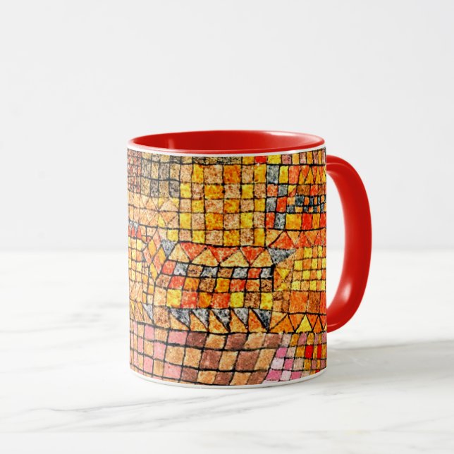 Paul Klee - Burg in Kr. Tasse (VorderseiteRechts)
