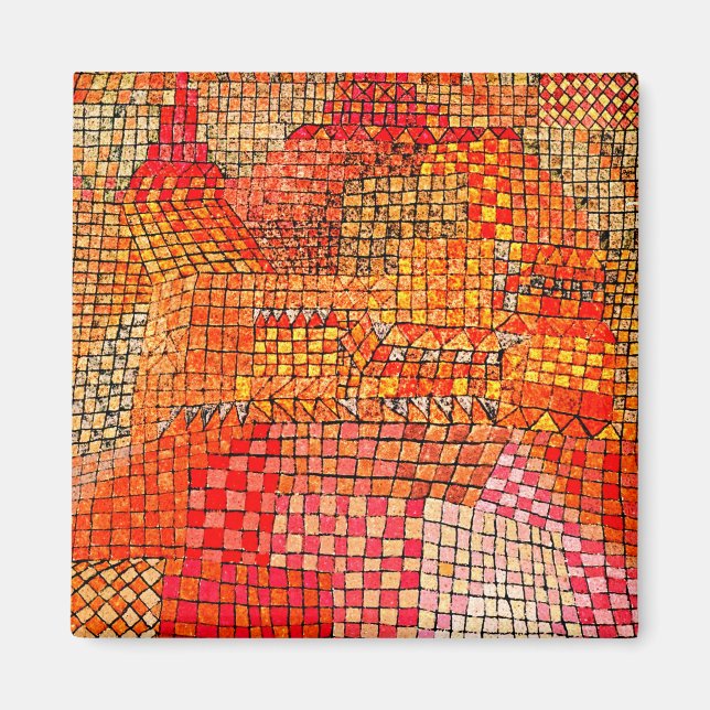 Paul Klee - Burg Kr. Magnet (Vorne)