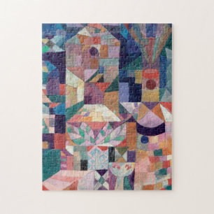 Paul Klee, Burggarten (1919) - Farbige Kunst Puzzle