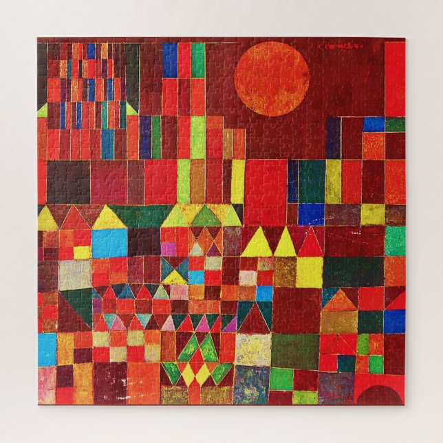 Paul Klee “ Castle and Sun ” Puzzle (Vertikal)