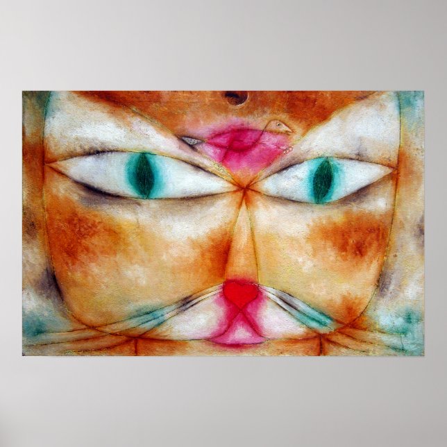 Paul Klee Cat und Bird Poster (Vorne)