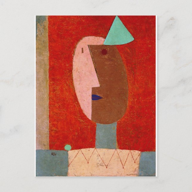 Paul Klee - Clown Postkarte (Vorderseite)