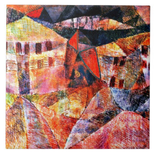 Paul Klee - Das Hotel, Fliese