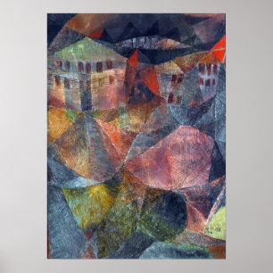 Paul Klee Das Hotel Poster