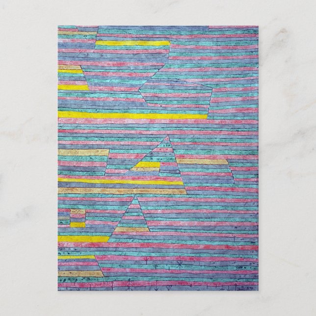 Paul Klee Denkmäler bei G. Postkarte (Vorderseite)