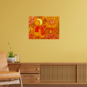 Paul Klee - Der Garten bei heißem Wetter Poster