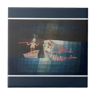 Paul Klee Der Seefahrer Abstrakter Maritimer Poste Fliese
