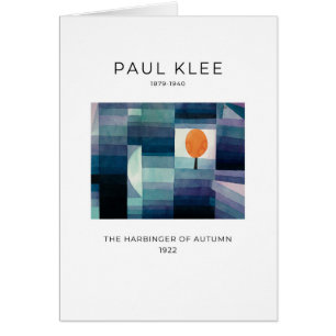 Paul Klee, Der Vorbote des Herbstes - Fine Art Kar