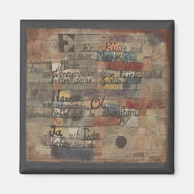 Paul Klee (deutsch, 1879 - 1940) Magnet (Vorne)