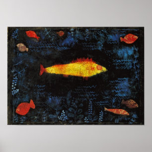 Paul Klee Die Vintage Wasserfarbenkunst Goldfish Poster