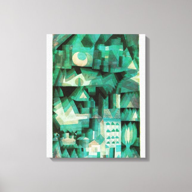 Paul Klee Dream City Leinwand Poster (Vorderseite)