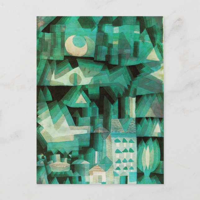 Paul Klee Dream City Postcard Postkarte (Vorderseite)