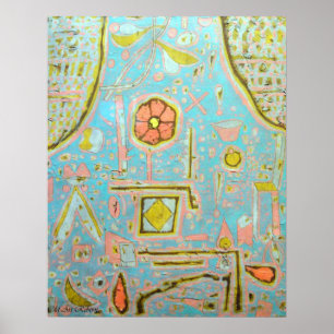 Paul Klee Effloreszence Poster
