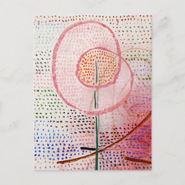 Paul Klee - Erblühend Postkarte (Vorderseite)