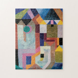 Paul Klee, Farbige Architektur (1917) - Bunt Puzzle